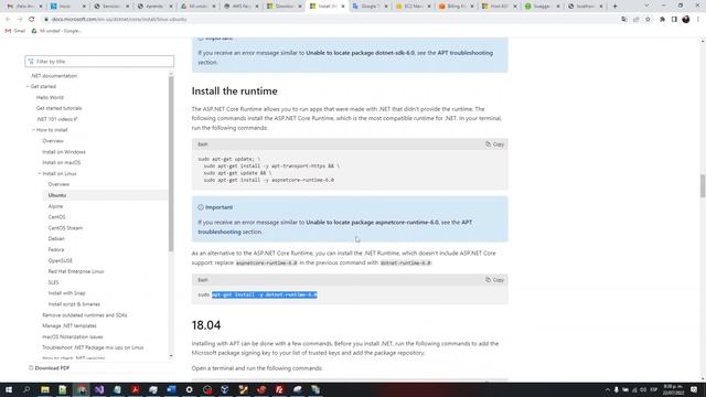 Creación API-REST Net Core 6 y despliegue en Windows y Linux parte 2. смотреть онлайн
