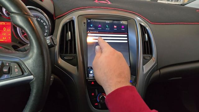 Και Πάλι Opel Astra J tesla style οθόνη με μεταφορα κουμπίου Eco και κάμερα 170 μοιρων by dousis смотреть онлайн