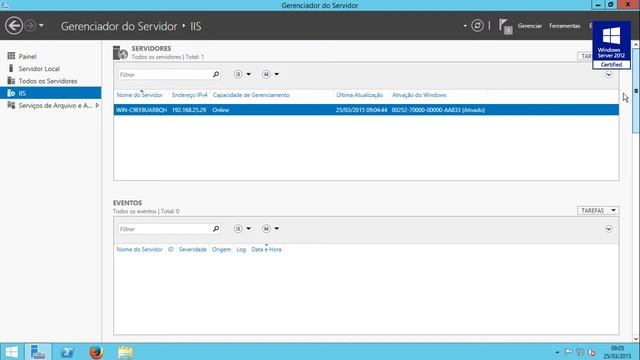 Instalando o Internet Information Services 8.0 no Windows Server 2012 R2 смотреть онлайн