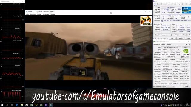 PPSSPP 1.3 PSP Emulator - WALL-E (2008). Ingame. Test #1 смотреть онлайн