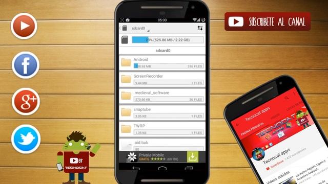 Exelente Gestor de Archivos/Guarda copia de APK Para android смотреть онлайн