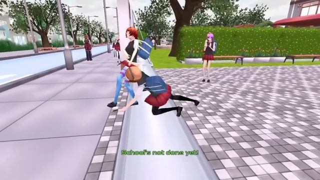 NEW AND BETTER YANDERE SIMLOUTER Sara's School life смотреть онлайн