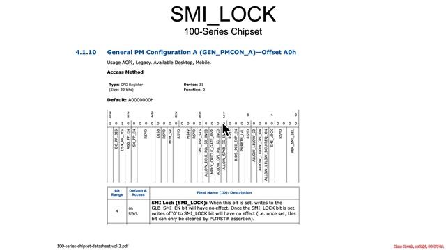Arch4001 Intel Firmware Attack & Defense: 05 SPI Flash 04 Protection 05 SMI Suppression 1 смотреть онлайн
