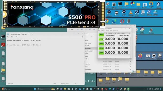 Asus Z97-Pro with a Fanxiang S500 Pro 1 TB M.2 NVMe SSD смотреть онлайн