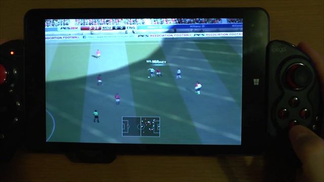 1# PES 2014 ON TABLET Lenovo ThinkPad 8 Intel Atom Z3795 4GB RAM iPEGA смотреть онлайн