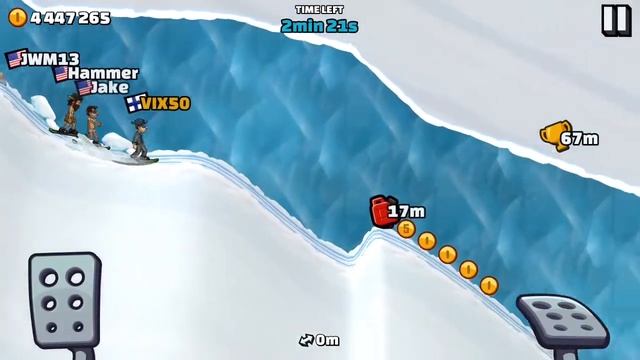 Hill Climb Racing 2 - Winter Games 2018: Winter Sports & Big Air Events [Highlights] смотреть онлайн