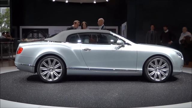 Bentley Continental GTC Facelift (+Roof Mechanism) - Frankfurt Motorshow IAA 2011 смотреть онлайн