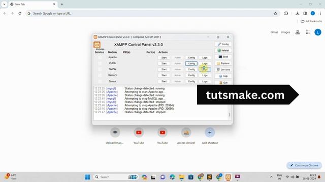 How to Change Apache and MySQL Port in Xampp Windows 11 смотреть онлайн