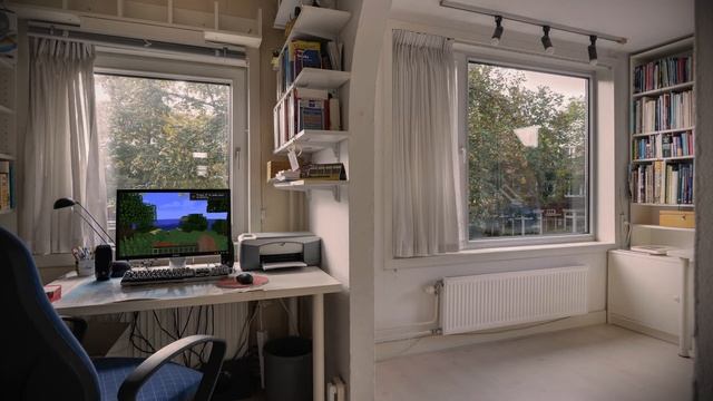 you're playing minecraft on a warm summer day with the window open смотреть онлайн