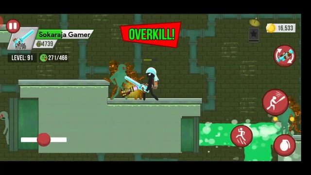 Rats or Zombies? Chapter 6 Sewers level 91 Stickman Zombie Shooter android gameplay смотреть онлайн