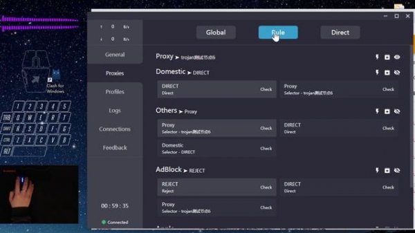 Configuration for CLASH windows