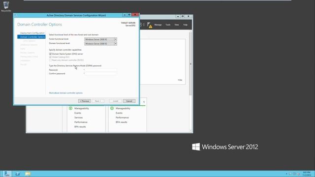 How to install Active Directory on a Windows 2012 Server смотреть онлайн