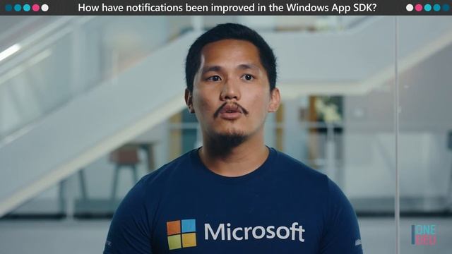 How have notifications been improved in the Windows App SDK? | One Dev Question смотреть онлайн