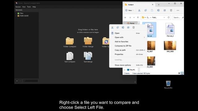 Beyond Compare 5: Windows Context Menus смотреть онлайн