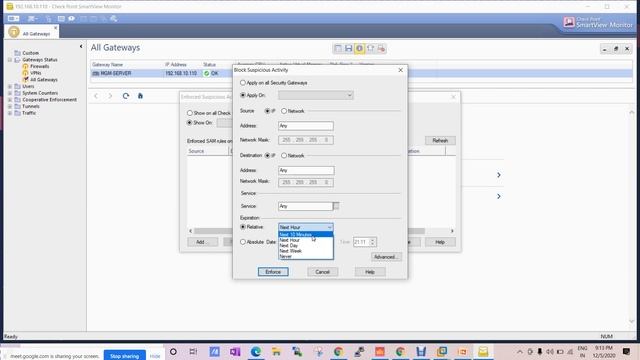 Checkpoint R80.40- CLASS - 12 - Bock malicious IP addresses traffic using SmartConsole смотреть онлайн