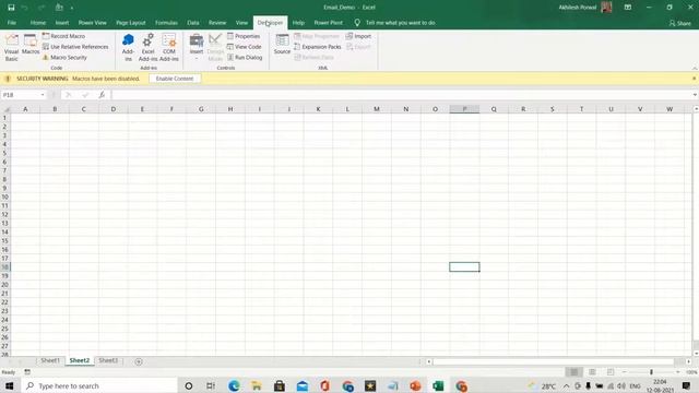 How to Enable the Developer Tab in Excel for Windows 2021 смотреть онлайн