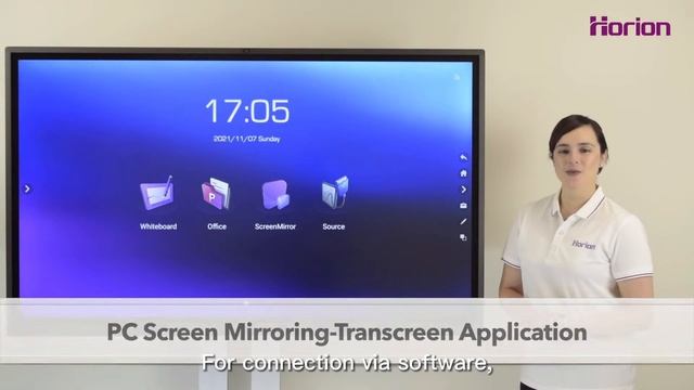 Horion interactive flat panel-Screen Mirroring смотреть онлайн