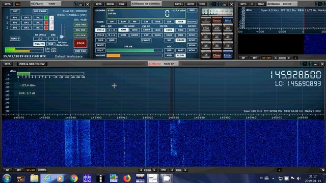 CAS 4B Amateur radio satellite received with some traffic on SDRplay RSP1A Receiver смотреть онлайн