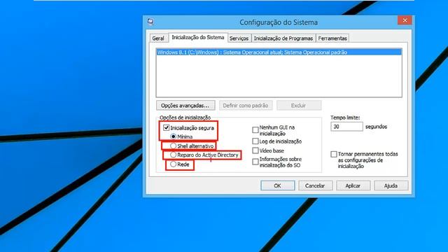 Windows 8.1 - Como iniciar o Windows em modo seguro смотреть онлайн