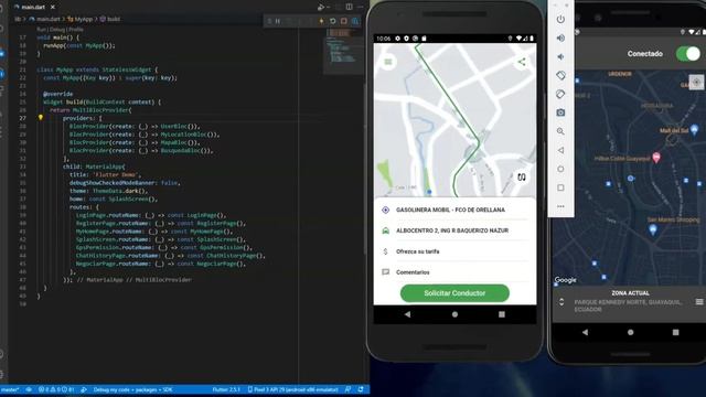 Flutter UI Challenge - User App ~ Driver App смотреть онлайн