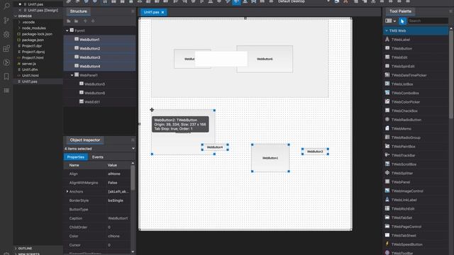 TMS Web Core for VS Code (VIII) Form Designer - Part 2 смотреть онлайн