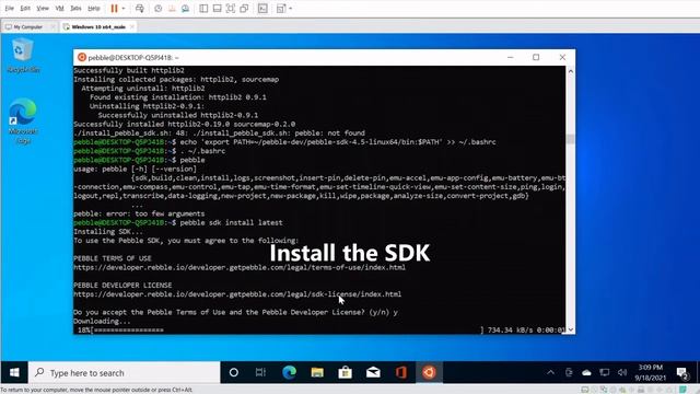 ** READ PINNED COMMENT ** How to install the Pebble SDK on Windows 10 - Step-By-Step смотреть онлайн