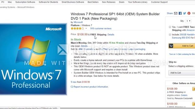 Windows 7 Professional SP1 64bit Review смотреть онлайн