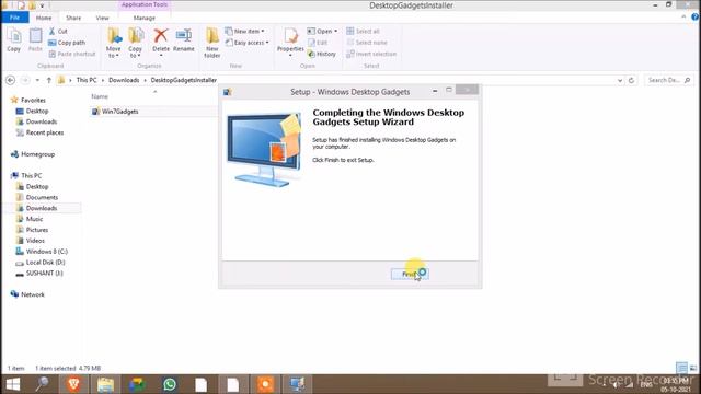 How to add Gadgets/Sidebar in Windows 8/8.1/10/11 смотреть онлайн