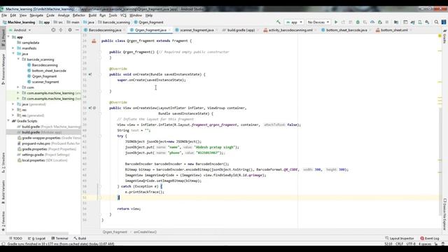 Generate and scan barcodes on your own app | zxing library | android studio смотреть онлайн