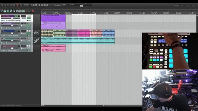Reaper - Maschine MK2 as midi control surface MOUSELESS WORKFLOW! Part 9 (alternate take) смотреть онлайн