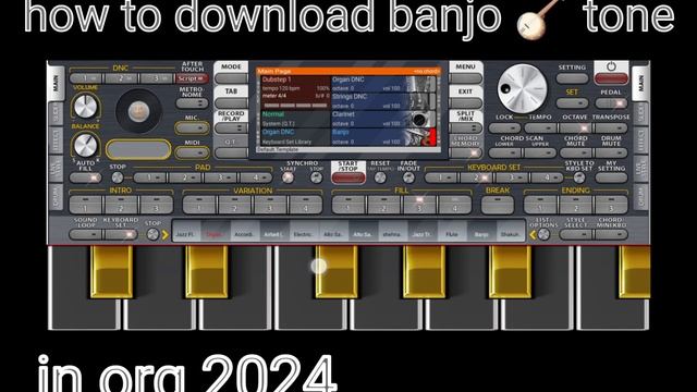 how to download banjo 🪕 tone in org 2024 #org2024 #mobilepiono #banjo смотреть онлайн