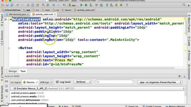 Android Hierarchical View for View Tree Inspection смотреть онлайн
