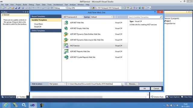 WCF Part12 Use WCF Without Add References in Asp.Net 4.0 смотреть онлайн
