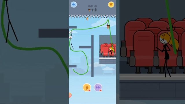 Draw Fly (WEEGOON) Android Gameplay Walkthrough - All Levels 59-64 Funny Stickman Brain Puzzle Game смотреть онлайн