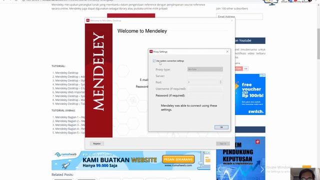 Tutorial Mendeley Bagian 12 - Tidak Bisa Login (SSL Error) смотреть онлайн
