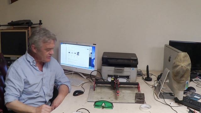 1251 Repairing A Vigotec VG 17X 20 Watt Laser Cutter смотреть онлайн