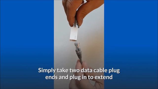 How to Extend a Cat5e Cable or Patch Lead ( Ethernet Cable Extender ) смотреть онлайн