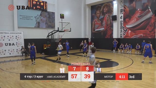 AMS Academy VS Мотор (4 Тур 3 Круг | 09.02.2020) смотреть онлайн