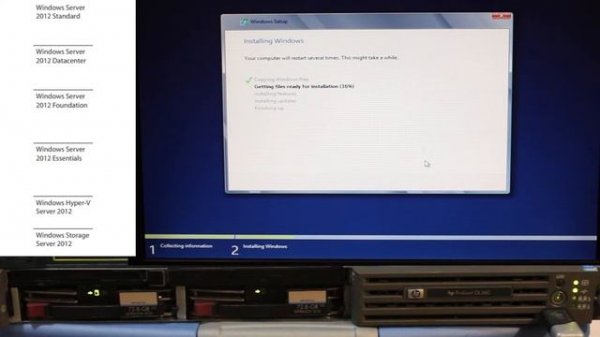 HP Proliant DL360 G4P Windows Server 2012 Install Guide