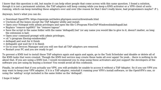 I have LOTS of TAP-Win32 Adapter OAS and TAP-Windows Adapter V9 (3 Solutions!!) смотреть онлайн