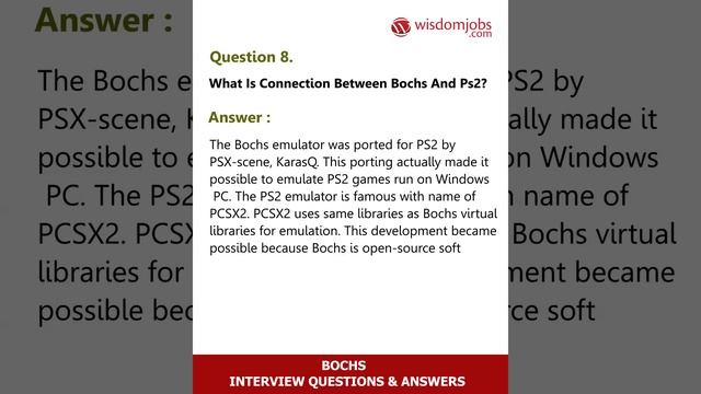 TOP 15 Bochs Interview Questions and Answers 2019 Part-1 | Bochs Interview Questions | Wisdomjobs смотреть онлайн