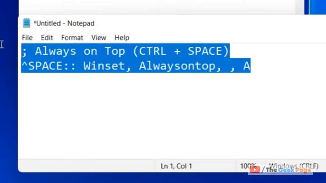 Put any program always on top in Windows 11 смотреть онлайн