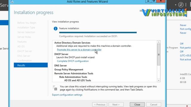 Installing Active Directory, DHCP and DNS in Hindi смотреть онлайн
