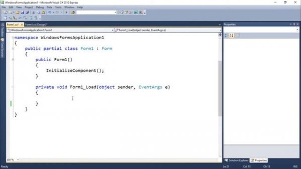 C# Windows Forms Tutorial #4 - TextBox
