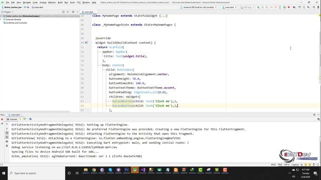 Flutter Tutorial - Layout Widgets #5 Button Bar смотреть онлайн