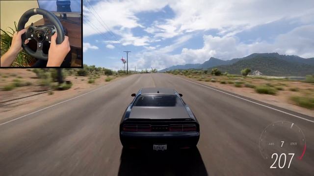 Dodge Challenger SRT Demon | Forza Horizon 5 | Logitech g920 gameplay смотреть онлайн