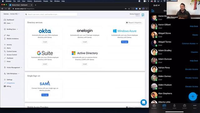 Genea Access Control Product Demo Webinar смотреть онлайн