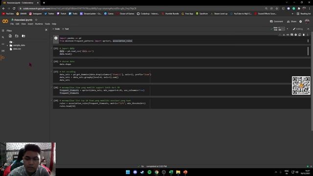 Asosiasi Dengan Algoritma Aprior menggunakan Python - Kelompok 10 UAS Data Mining Ilmu Komputer ULM смотреть онлайн