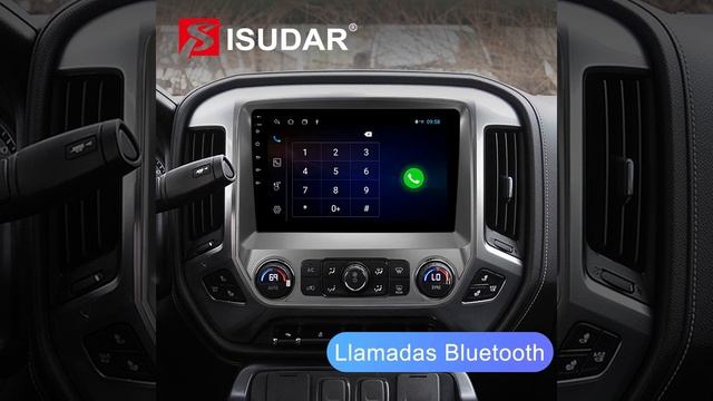 Isudar Auto Estéreo Radio Android 1+32g Para Chevrolet Silverado Sierra 2014-2018 GPS WIFI Bluetoot смотреть онлайн