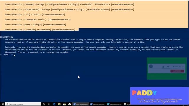 Enable and connect Powershell Remote смотреть онлайн